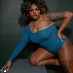 KLASSY Network: Off one shoulder Bodysuit in Large NWT